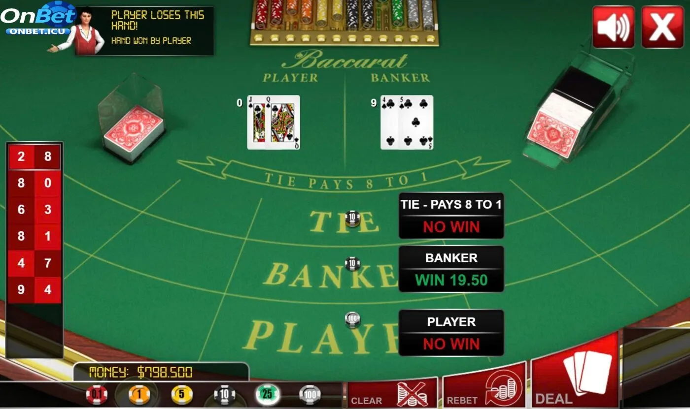 Baccarat ONBET – Hướng Dẫn Toàn Diện Cho Người Mới Và Cao Thủ 3 Hướng Dẫn Quy Trình Rút Bài Trong Trò Chơi Baccarat