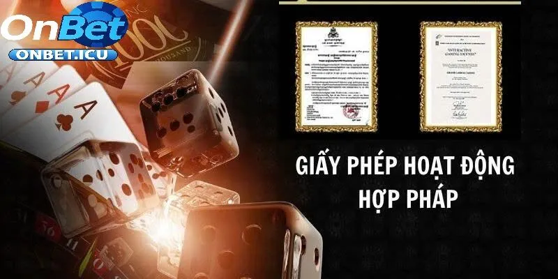 Giấy Phép Hoạt Động 3 Những Cam Kết Vàng Khẳng Định Đẳng Cấp ONBET